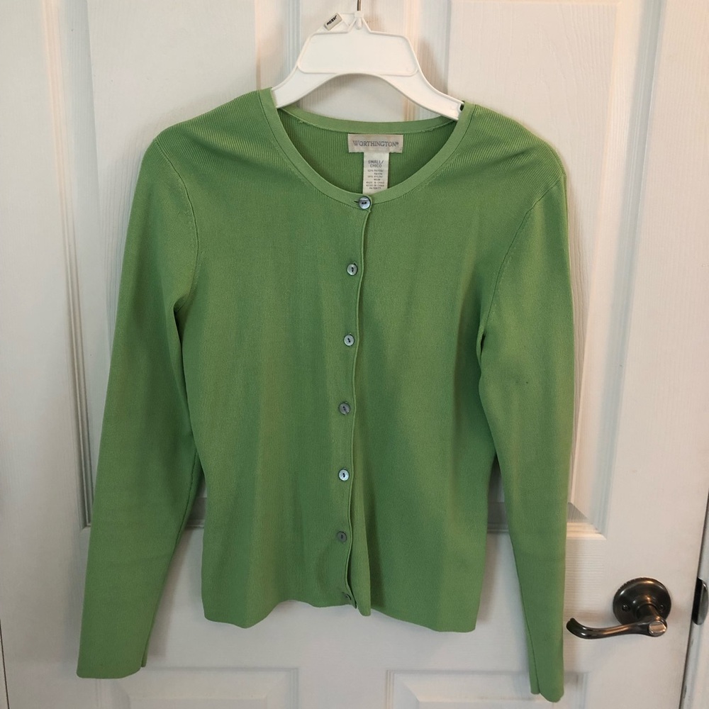 Worthington Button Up Sweater Cardigan